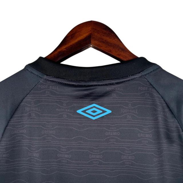 Camisa Grêmio III 23/24 - Torcedor Feminina - Preto - Manto Elegante