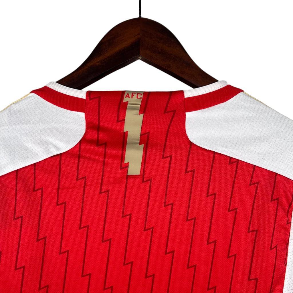 Camisa Arsenal I (Home) 23/24 - Torcedor Feminina - Vermelho - Manto Elegante