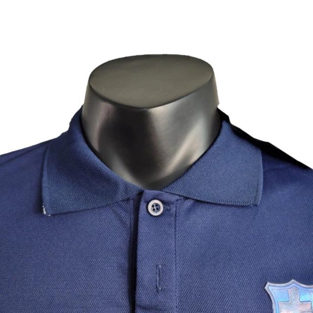 Camisa Polo Barcelona 23/24 - Torcedor Masculina - Azul Marinho - Manto Elegante