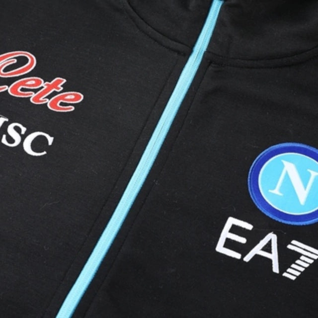 Conjunto Napoli 2023 - Preto com Zíper