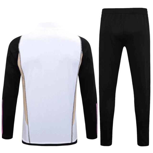 Conjunto Real Madrid 2023 - Branco e Preto