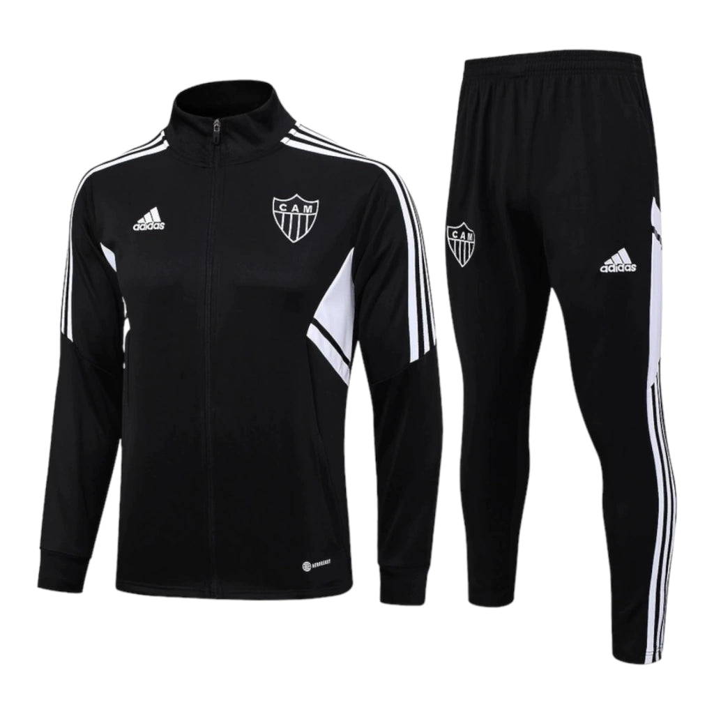 Conjunto Atlético Mineiro 2023 - Preto com Zíper