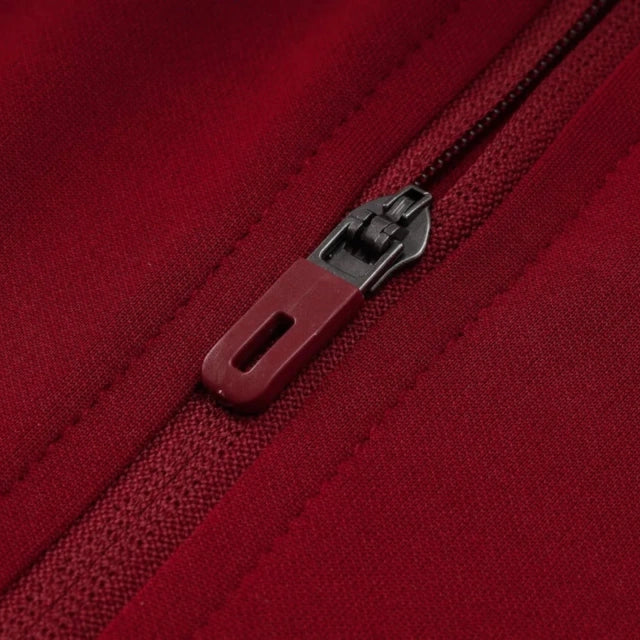 Conjunto Arsenal 2023 - Vermelho e Cinza com Zíper