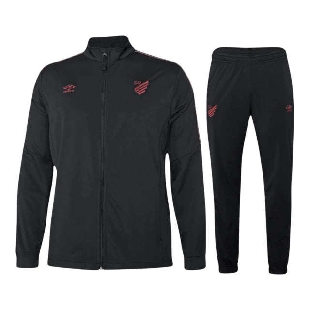Conjunto Athletico Paranaense 2024 - Preto com Zíper