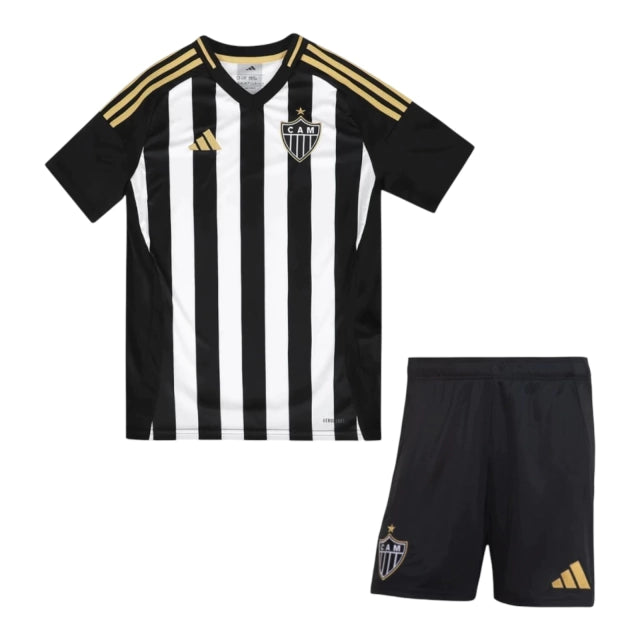 Conjunto Infantil Atlético Mineiro I 25/26 - Preto e Branco