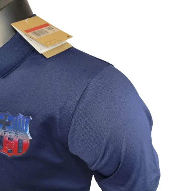 Camisa Polo Barcelona 23/24 - Torcedor Masculina - Azul Marinho - Manto Elegante