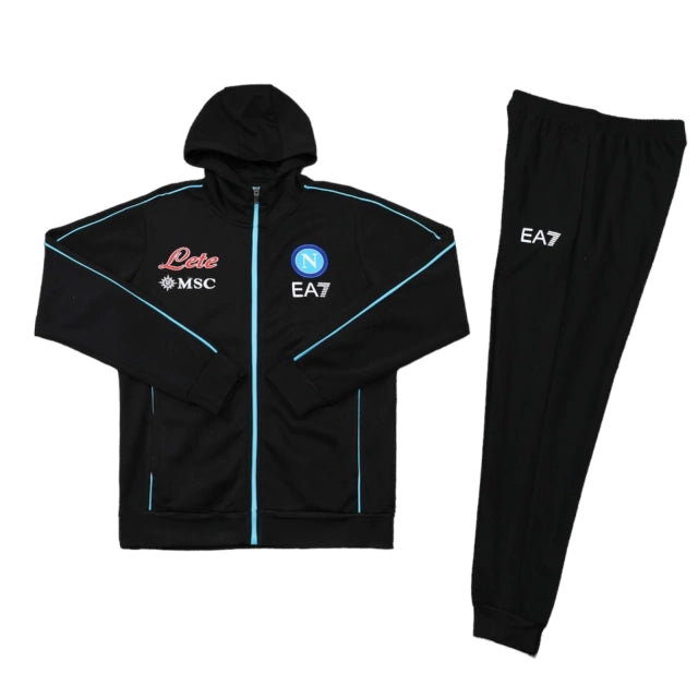 Conjunto Napoli 2023 - Preto com Zíper