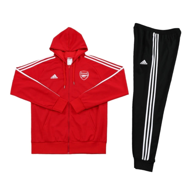 Conjunto Arsenal 2023 - Vermelho com Zíper