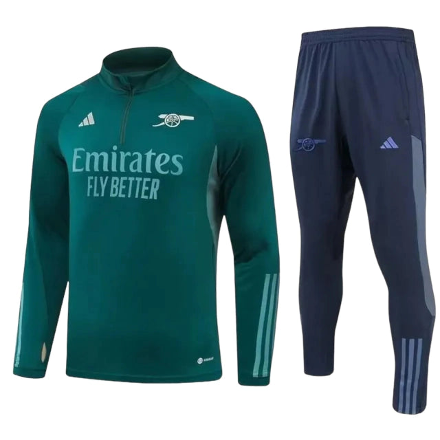 Conjunto Arsenal 2023 - Verde e Azul
