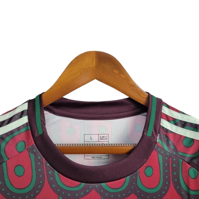 Camisa Manga Longa Seleção do México I (Home) 24/25 - Torcedor Masculina - Vermelho
