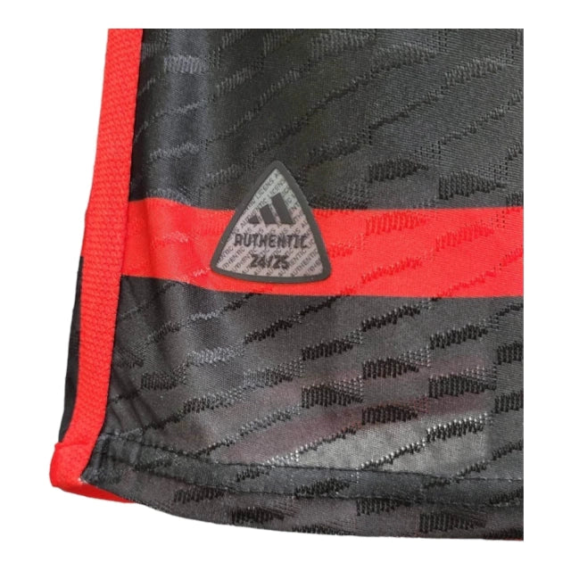 Flamengo Home Shirt 24/25 - Men's Player - Red and Black