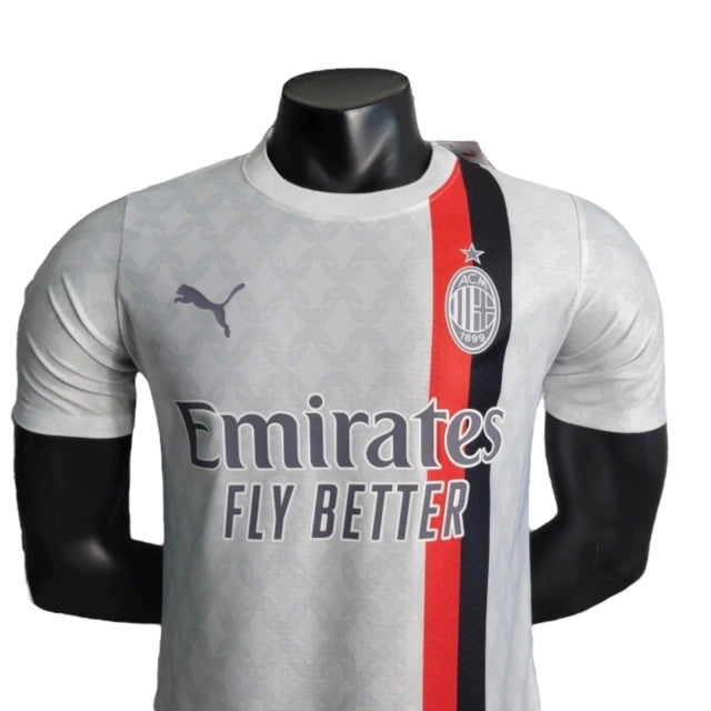 Camisa Milan II (Away) 23/24 - Jogador Masculina - Branco
