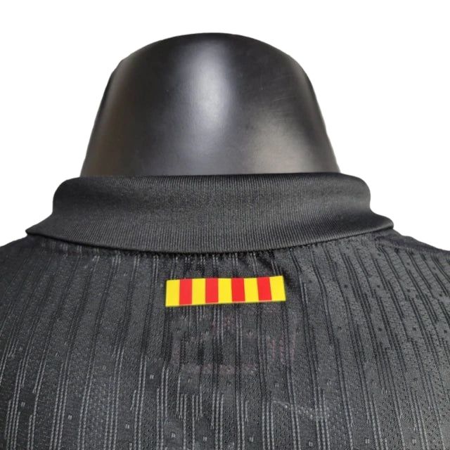 Camisa Barcelona II (Away) 24/25 - Jogador Masculina - Preto