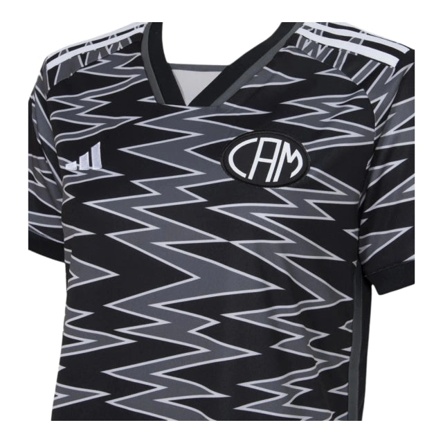Camisa Atlético Mineiro III 24/25 - Torcedor Masculina - Preto e Cinza