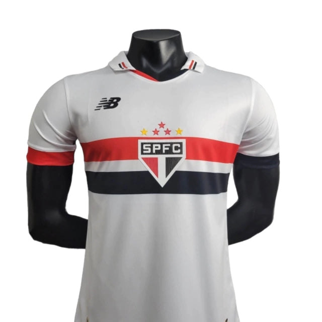 Camisa São Paulo I 24/25 - Jogador Masculina - Branco