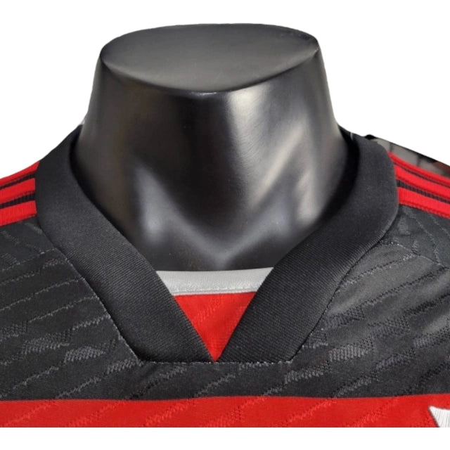Flamengo Home Shirt 24/25 - Men's Player - Red and Black