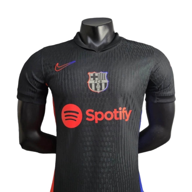 Camisa Barcelona II (Away) 24/25 - Jogador Masculina - Preto