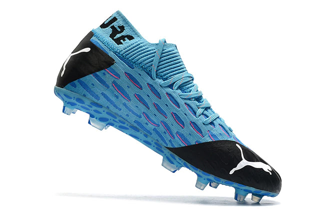 Chuteira de Campo Puma Future 5.1 Netfit FG Light Blue - Manto Elegante