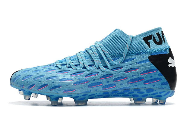 Chuteira de Campo Puma Future 5.1 Netfit FG Light Blue - Manto Elegante