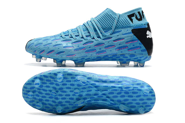 Chuteira de Campo Puma Future 5.1 Netfit FG Light Blue - Manto Elegante