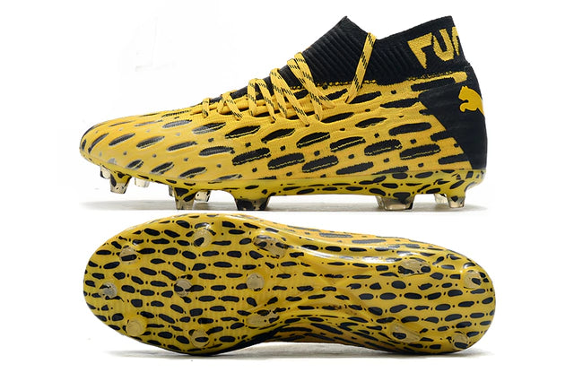 Chuteira de Campo Puma Future 5.1 Netfit FG Yellow - Manto Elegante
