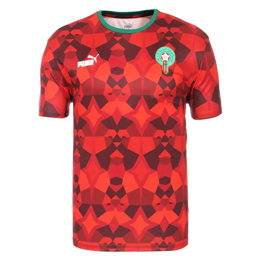 Camisa Seleção de Marrocos Edição Especial 23/24 - Torcedor Masculina - Vermelho - Manto Elegante