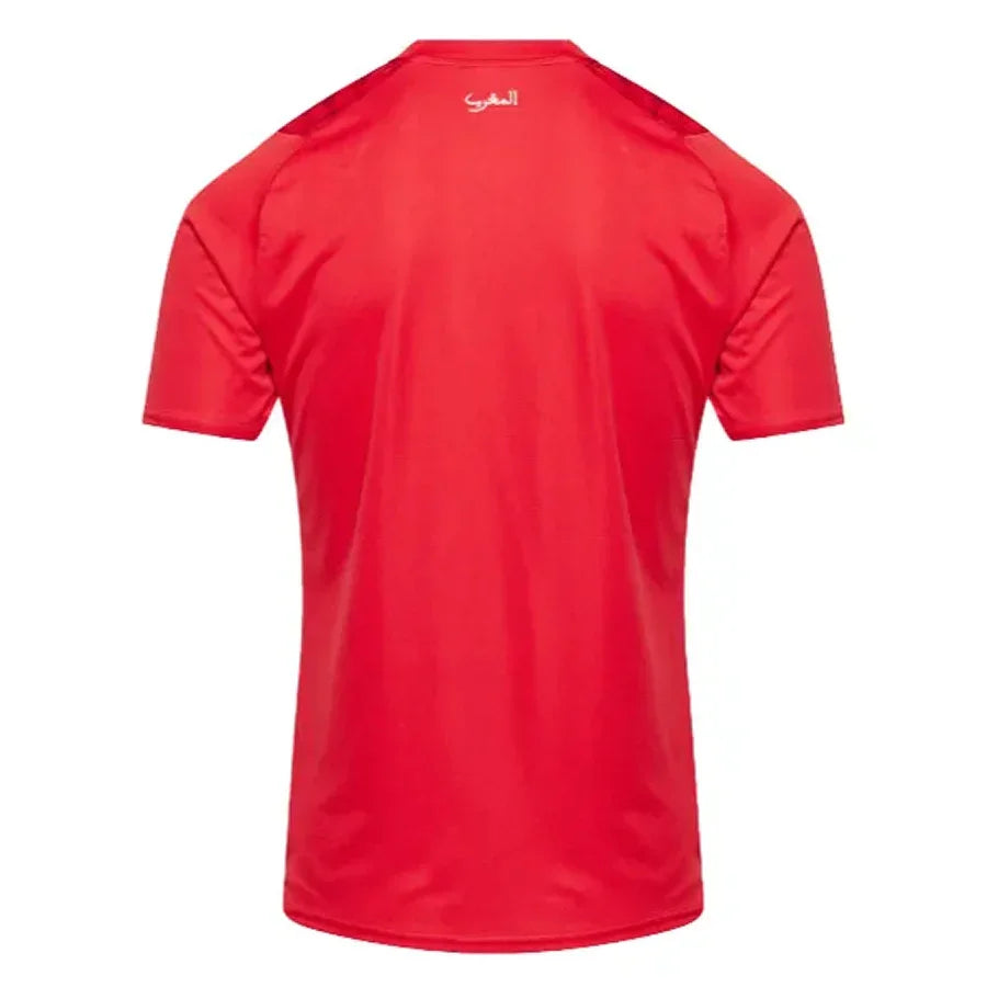 Camisa Seleção de Marrocos I (Home) 23/24 - Torcedor Masculina - Vermelho - Manto Elegante