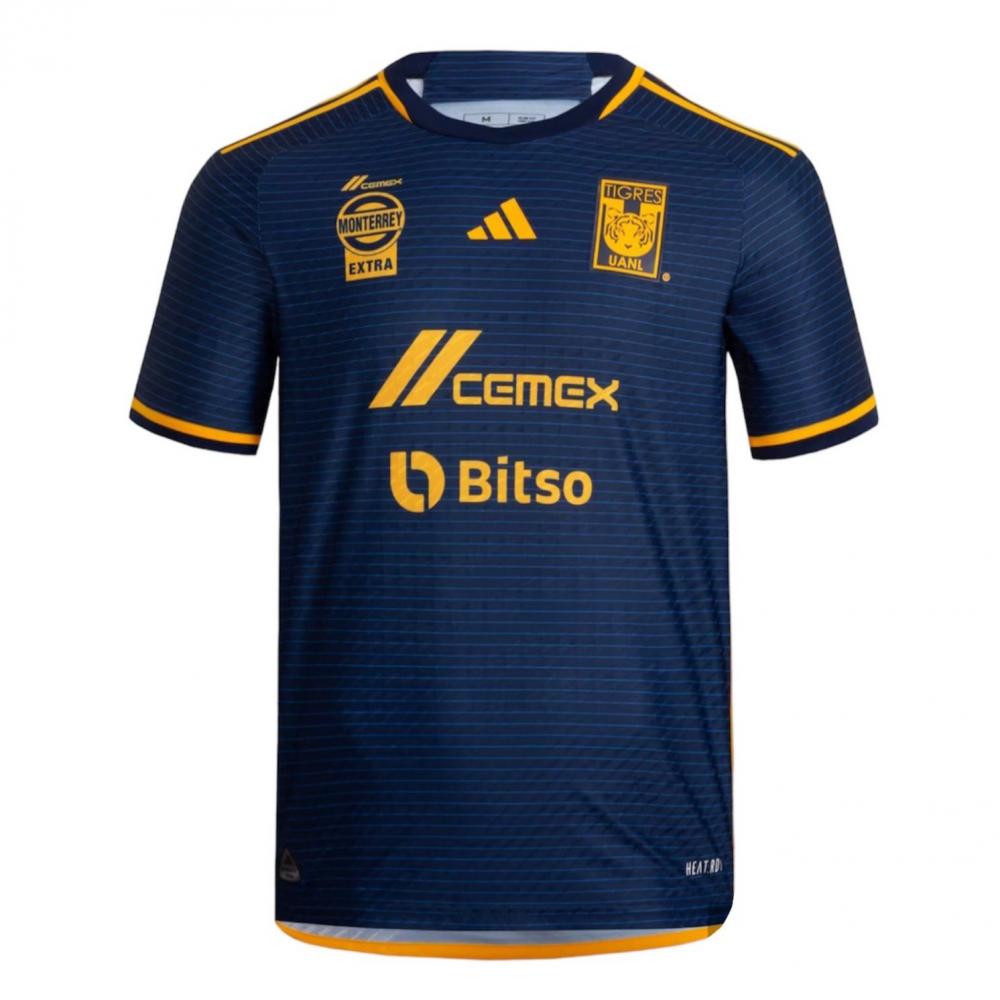 Camisa Tigres do México II (Away) 23/24 - Torcedor Masculina - Azul Marinho - Manto Elegante