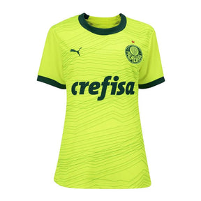 Camisa Palmeiras III 23/24 - Torcedor Feminina - Verde Limão - Manto Elegante