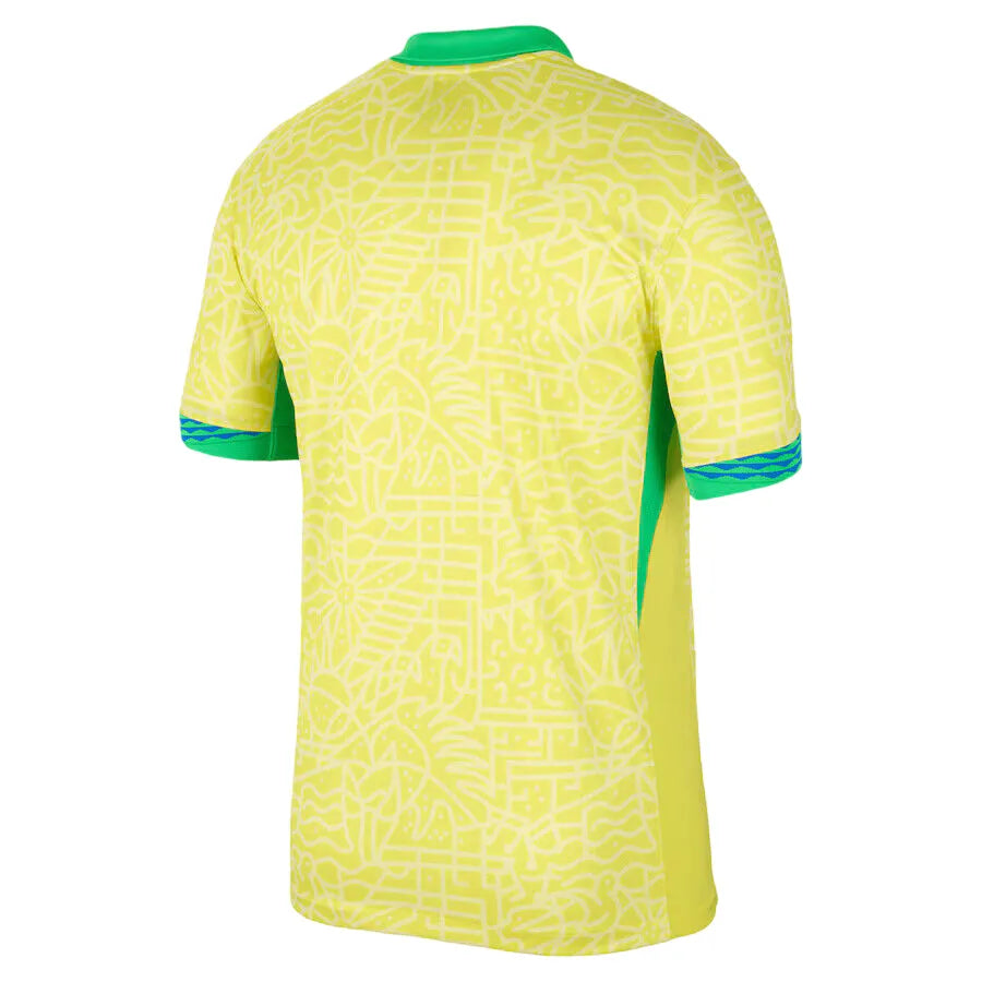 Camisa Seleção do Brasil I (Home) 24/25 - Torcedor Masculina - Amarelo - Manto Elegante