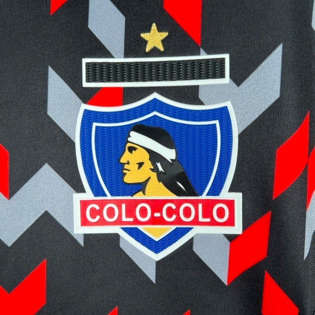 Camisa de Treino Colo-Colo 23/24 - Torcedor Masculina - Preto - Manto Elegante