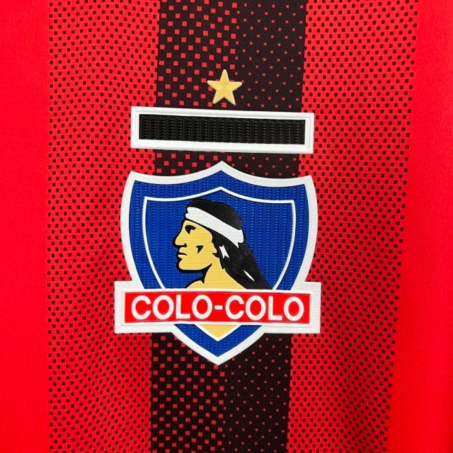 Camisa Colo-Colo II (Away) 23/24 - Torcedor Masculina - Vermelhto - Manto Elegante