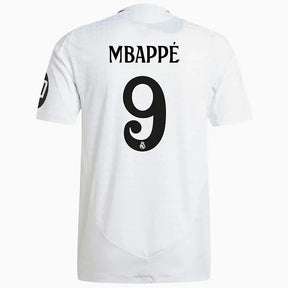 Camisa Mbappé #9 Real Madrid I (Home) 2024 - Torcedor Masculina - Branco