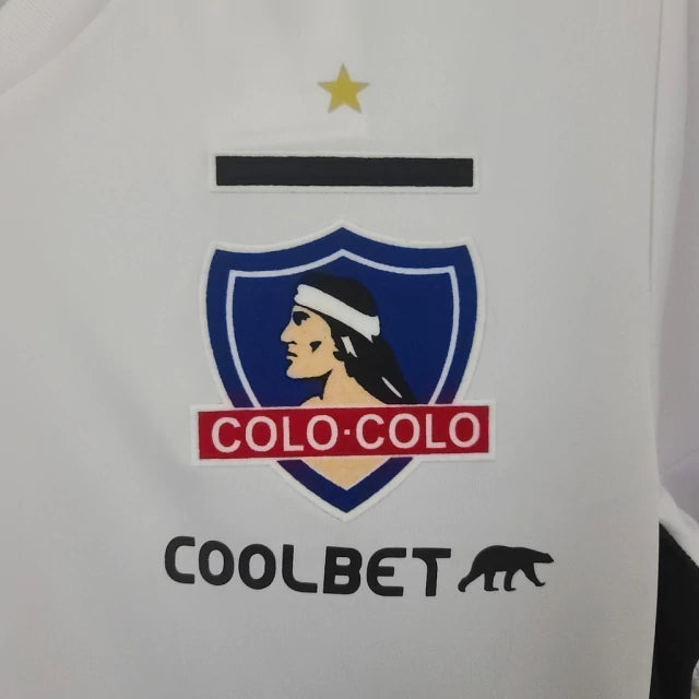 Camisa de Treino Colo-Colo 22/23 - Torcedor Masculina - Branco - Manto Elegante