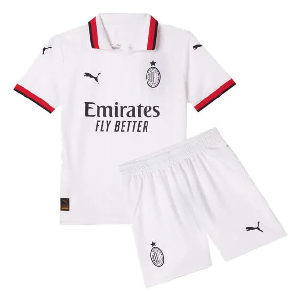 Conjunto Infantil Milan II (Away) 24/25 - Branco