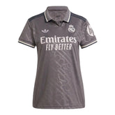 Camisa Real Madrid III (Third) 24/25 - Torcedor Feminina - Cinza