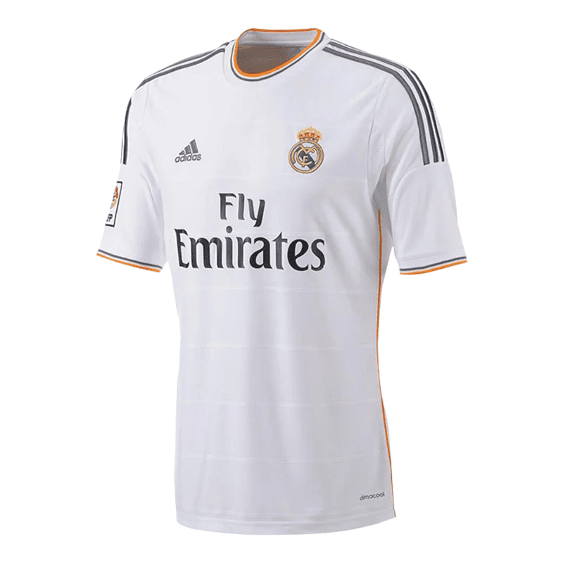 Camisa Retrô Real Madrid I (Home) 13/14 - Torcedor Masculina - Branco