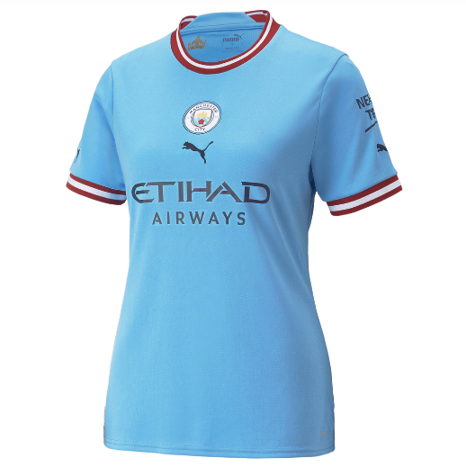 Camisa Manchester City I (Home) 22/23 - Torcedor Feminina - Azul - Manto Elegante