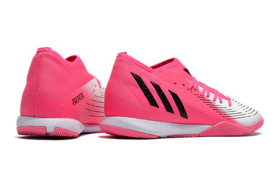 Chuteira de Futsal Adidas Predator Edge.3 - Rosa - Manto Elegante