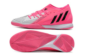 Chuteira de Futsal Adidas Predator Edge.3 - Rosa - Manto Elegante