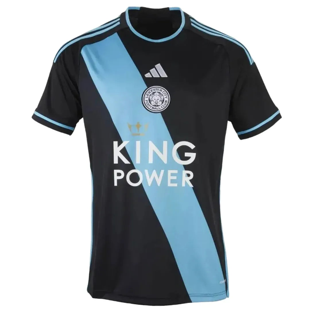 Camisa Leicester City II (Away) 23/24 - Torcedor Masculina - Preto e Azul