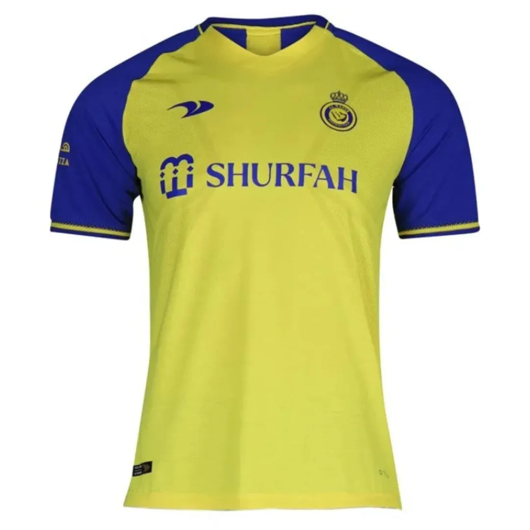 Camisa Al-Nassr I (Home) 22/23 - Torcedor Masculina - Amarelo e Azul