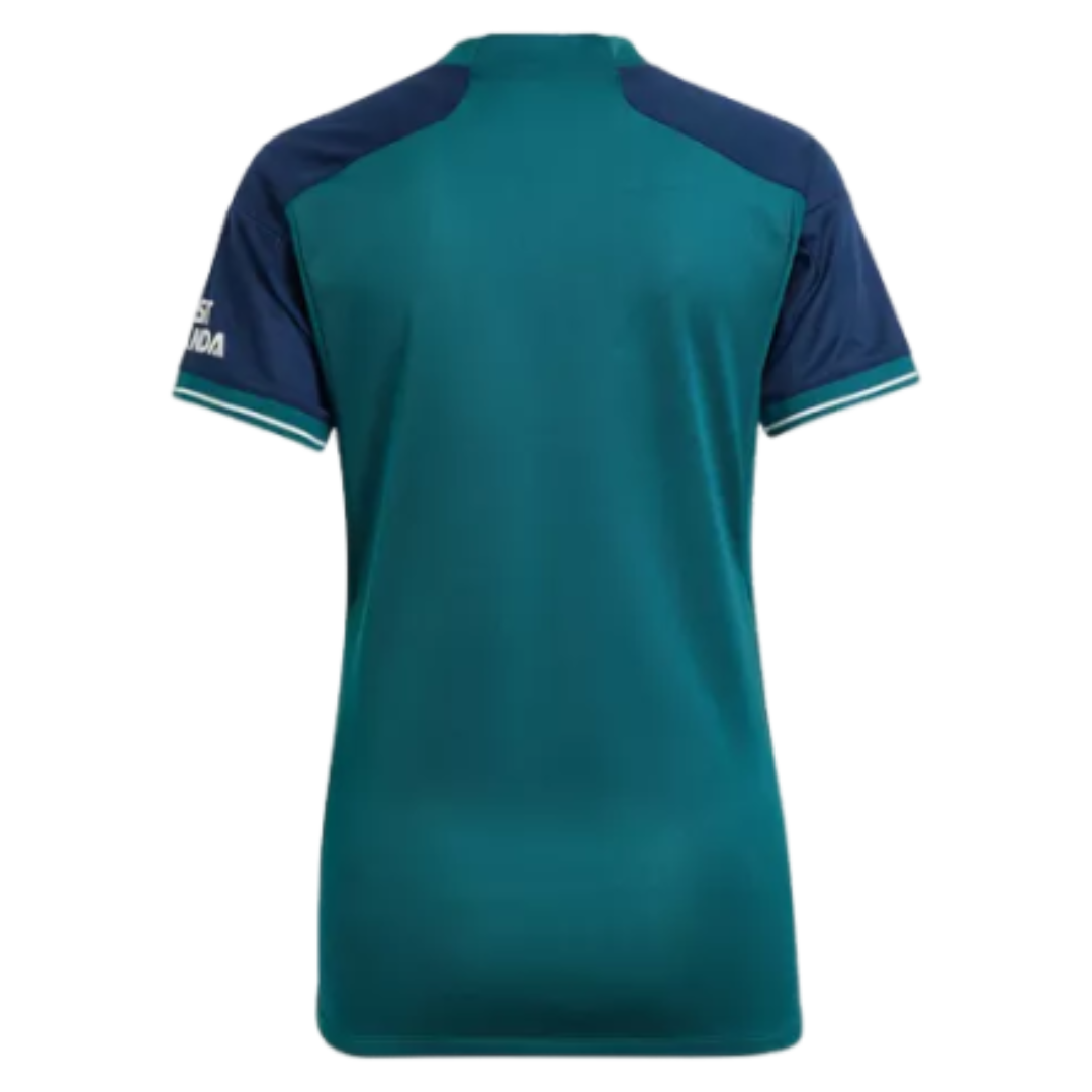 Camisa Arsenal III (Third) 23/24 - Torcedor Feminina - Verde - Manto Elegante