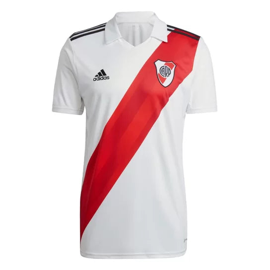 Camisa River Plate I (Home) 23/24 - Torcedor Masculina - Branco - Manto Elegante