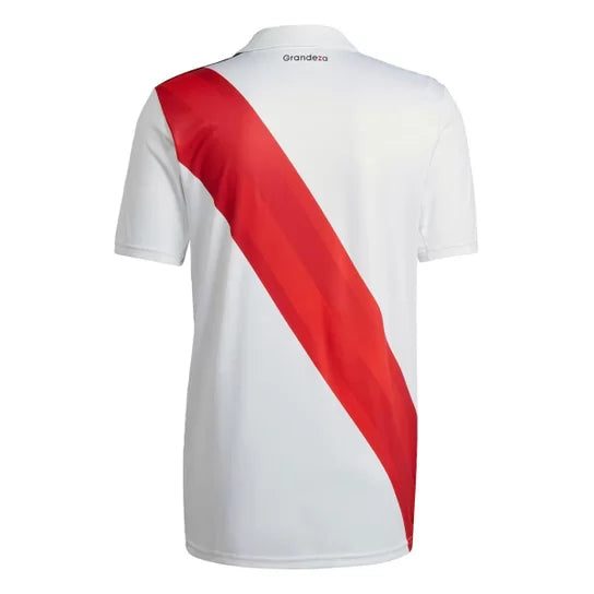 Camisa River Plate I (Home) 23/24 - Torcedor Masculina - Branco - Manto Elegante