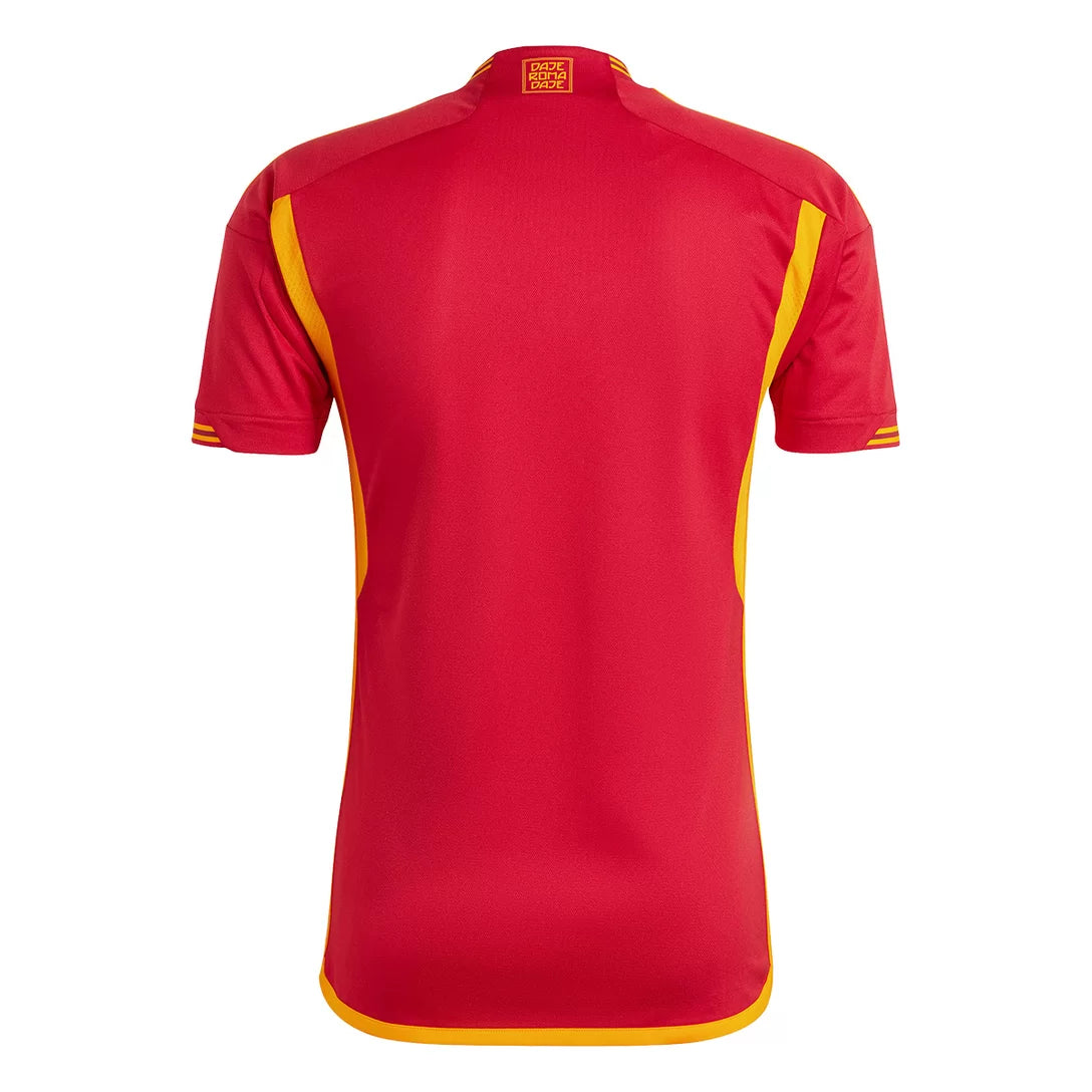 Camisa Roma I (Home) 23/24 - Torcedor Masculina - Vermelho - Manto Elegante