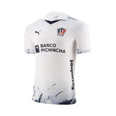 Camisa LDU I (Home) 23/24 - Torcedor Masculina - Branco - Manto Elegante