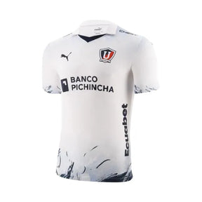 Camisa LDU I (Home) 23/24 - Torcedor Masculina - Branco - Manto Elegante