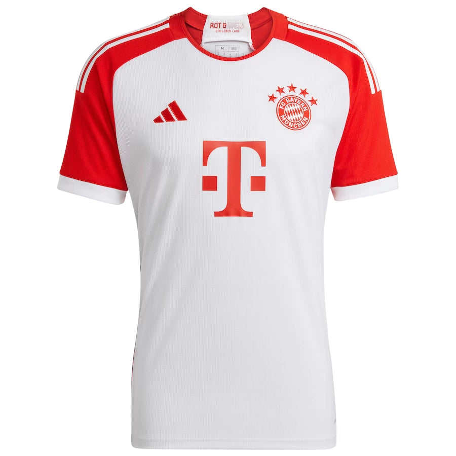 Camisa Bayern de Munique I (Home) 23/24 - Torcedor Masculina - Branco - Manto Elegante