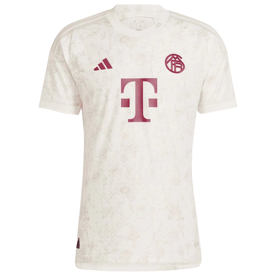 Camisa Bayern de Munique III (Third) 23/24 - Torcedor Masculina - Bege - Manto Elegante